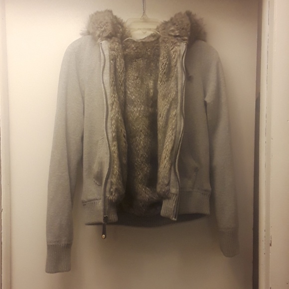 Hydraulic Jackets & Blazers - jacket with faux fur inside